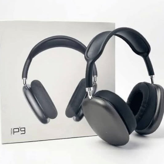 P9 Wireless Bluetooth Headphones - High-Fidelity Sound, 30 Hours Playtime, Comfortable Fit, Noise-Canceling, Foldable Design for Travel, Work, and Everyday Use.